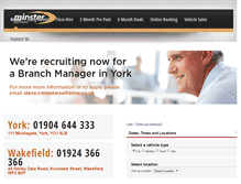 Tablet Screenshot of centralselfdrive.com